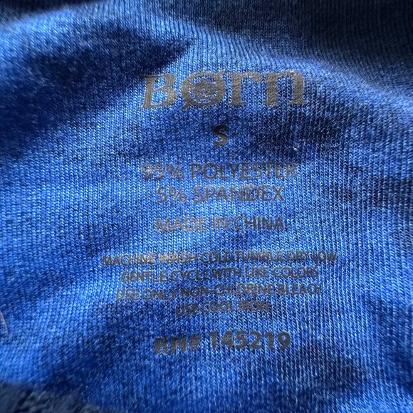 Born Womens Blue Tie-Dye Sweat Suit 2-Piece Set Polyester/Spandex Size S - Picture 3 of 9